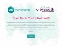 Tablet Screenshot of citysouthmanchester.co.uk